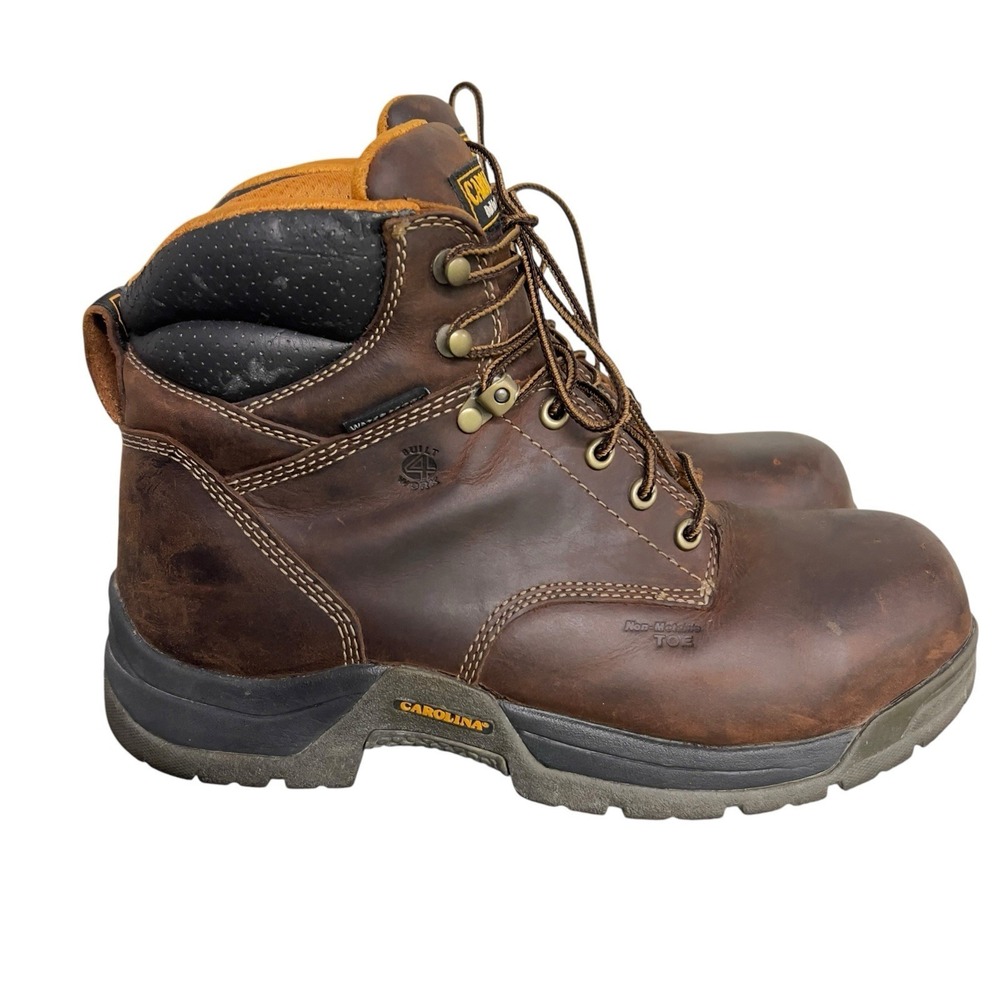 Carolina CA5520 Work Boots Mens 10.5 D Brown Waterproof Composite Toe EH Safety